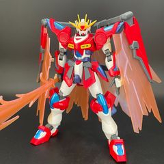 숍 한정 할인 쿠폰 발행 중 건프라 [중고품, 상처, 먼지] HG 1/144 신 버닝 건담 완성품 조립 완료 MG HG 건담 Gunpla 2684