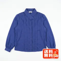 Lifer ライファー ブラウス ブルー ピンタック 長袖 レトロのサムネイル