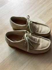 Clarks ワラビー EVO WP 28cm 防水 メープル ベージュ - メルカリ