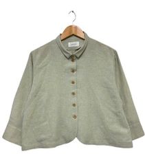 センソユニコ Lucrucaジャケット未使用 未使用】ルクルカ Lucruca センソユニコ 麻 リネン混 ショート丈 長袖