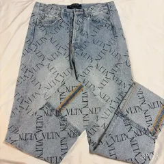 ヴァレンティノ VLTN パータン ロールアップ デニム パンツ XSのサムネイル