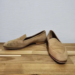 MANOLO BLAHNIK マノロブラニクスエード ローファー ベージュ 37 1/2のサムネイル