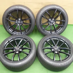 新車外し！25年★日産 RZ34 フェアレディZ バージョン ST 純正 RAYS 255/40R19 275/35R19 ブリヂストン ポテンザ S007 19インチ PCD114.3/5H★6052803KTノのサムネイル