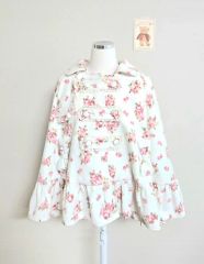 LIZLISA ポンチョ コート 訳あり 希少品 平成 花柄 リズリサ - メルカリ