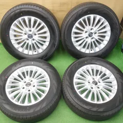 新車外し！26年★トヨタ 40系 アルファード ヴェルファイア 純正 225/65R17 ヨコハマ アドバン V03 17インチ PCD120/5H★6051502KTノのサムネイル