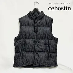 【Shopsオープンにつきクーポン配布中】Christian Dior／クリスチャンディオール／オブリーク／ノースリーブ／パファージャケット／ダウンベスト／グレー ／ ネイビー／25AWのサムネイル