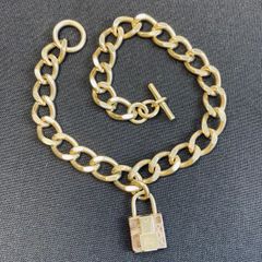 CELINE/セリーヌ、ヴィンテージ.イヤリング、ロゴ入り、ゴールド、1992 