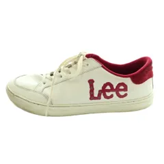 リー LEE スニーカー 28cm 白 ホワイト 赤 レッド /SS ■OS ■ECE004のサムネイル