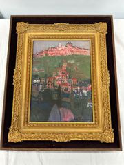 桐野江節雄 油彩画 アミアン大聖堂 - メルカリ