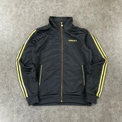 00s adidas トラックジャケット カーキ ゴールド y2k - メルカリ