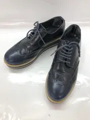TOMMY HILFIGER トミーヒルフィガー ウィングチップ シューズ sizeM/紺 ■■ レディースのサムネイル