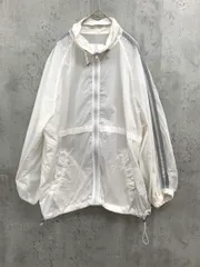 w closet ダブルクローゼット サイドライン ジップアップ ナイロン ジャケット アイボリー ■■ レディースのサムネイル