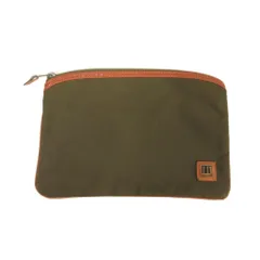 ダンヒル dunhill ポーチ カーキ ジップ開閉 ロゴ装飾 /NL ■ECG003のサムネイル
