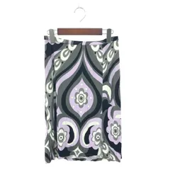 EMILIO PUCCI エミリオプッチ タイトスカート サイズ:I42 総柄/レーヨン100％ 67RW90   グレー/パープル レディース / 240002233308のサムネイル