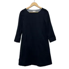 マッキントッシュフィロソフィー ワンピース サイズ38 L レディース美品  - ダークネイビー クルーネック/長袖/ひざ丈のサムネイル