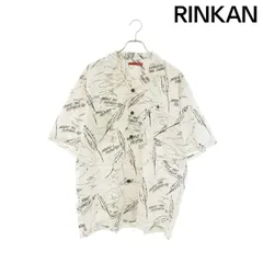 ジーディーシー  ×KJ All-Over Pattern Shirt グラフィック総柄オープンカラー半袖シャツ メンズ Lのサムネイル