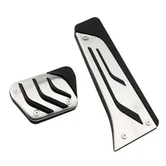 BMW ステンレス ペダルカバー AT用 アクセル/ブレーキセット G20 G21 G30 G31 G60 G61 G01 G02 F20 F22 F30 F32 F10 F25 F15 など アクセサリー カスタム パーツのサムネイル