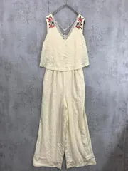 LILY BROWN リリーブラウン 刺繍入りロンパース サロペット オーバーオール size0/クリーム ■◆ レディースのサムネイル