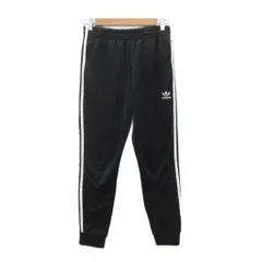 アディダスオリジナルス adidas originals トラックパンツ ジョガーパンツ ロング丈 M 黒 スリーライン ロゴ /SY54 ■ECA005のサムネイル