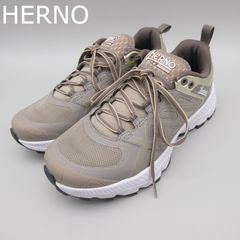 新品同様 HERNO ヘルノ SCARPA×Laminar ラミナー×スカルパ コラボ スニーカー ランニングシューズ SPIN ULTRA2 GORE-TEX レースアップ ローカット ブラウン系 グレー系 サイズ38 約24cm レディース