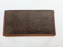 N【ヴィンテージ】ETRO エトロ 長財布 ２つ折り 財布 イタリア製 メンズ レディース レトロのサムネイル