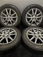 ★155/65R14 BRIDGESTONE/VRX2 21年製 SEIN 14インチ 4.5J +45 100 4H スタッドレス 4本 N-BOX スペーシア タント (南1-M457)のサムネイル