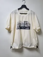 レディース バスト 刺繍 シャカシャカ素材 ブラウス 66のサムネイル