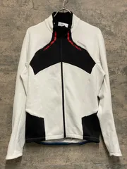 KB512 シマノ SHIMANO 長袖 サイクルジャージ 白 黒 Lのサムネイル
