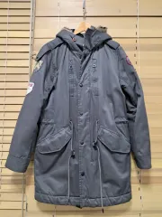 DIESEL ディーゼル メンズ カーキ マウンテンパーカー キルティング コート Sサイズのサムネイル