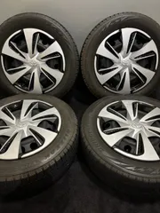 ★185/60R15 BRIDGESTONE/VRX2 21年製 トヨタ 170系 シエンタ 純正 スチール 15インチ 5.5J +40 100 5H スタッドレス 4本 (南6-M459)のサムネイル