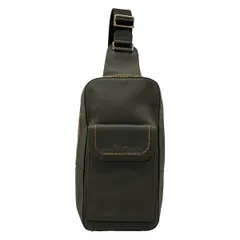 PaulSmith(ポールスミス) ワンショルダーバッグ - ダークグレー×黒×マルチ レザーのサムネイル