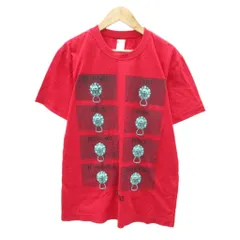 モスキーノ MOSCHINO Tシャツ カットソー 赤 レッド グラフィックプリント クルーネック 半袖 /SM22 ■ECE003のサムネイル