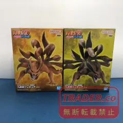 02w24974 NARUTO ナルト疾風伝 九喇嘛 フィギュア 2個セット 未開封品【中古品】