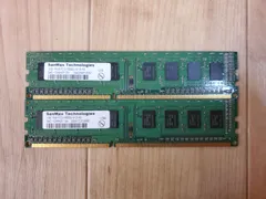 PC3-10600U DDR3メモリー 1GB×2 （2GB）未使用 バルク品のサムネイル