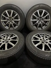 ★美品 205/65R16 BRIDGESTONE/VRX3 23年製 MID 16インチ 6.5J +38 114.3 5H スタッドレス 4本 カローラクロス エスティマ (南2-M461)のサムネイル