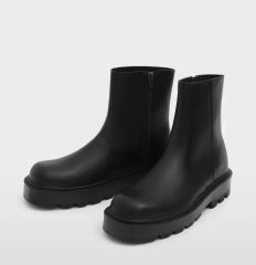 ZARA ボリュームチェルシーブーツ サイズ41 - メルカリ