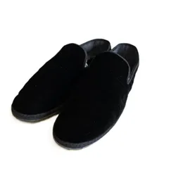 Salvatore Ferragamo サルヴァトーレフェラガモ ベロア　ベルベット フラットシューズ 10 28ｃｍ スリッポン メンズ ベルベット ブラック 中古のサムネイル