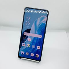 中古＊ Oppo Reno 7a ブルー 背面割れ - メルカリ