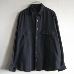 【美品】 PORTER CLASSIC 【ROLL UP TRAVELER'S SHIRTS】 L ブラック ロールアップ シャツ 26060062のサムネイル