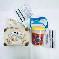 東京ディズニーリゾート ダッフィー＆フレンズ ミニケース＋40周年 メモリーゴーラウンド ミニバケツ 2点セット 未使用