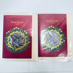 도쿄 디즈니 리조트 Buon Natale 2001 크리스마스 레터 세트 미사용 미키 & 미니