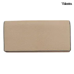 超美品 ヴァレクストラ Valextra V9L18‐028-00CL-OC バーティカル レザー ロングウォレット 長財布 二つ折り ピンク レディースのサムネイル