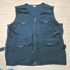 BLUEMONTE VEST スタンドカラー ベストL ブラック ユニセックス - メルカリ