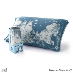 ムーミン 枕カバー のびのびピローケース 星空ピクニック 北欧 タオル美術館 プレゼント キャラクター グッズ のサムネイル