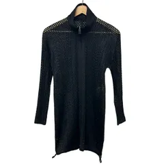 PLEATS PLEASE(プリーツプリーズ) コート サイズ3 L レディース美品  - 黒 長袖/メッシュ/春/秋のサムネイル