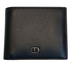 DIOR 二つ折り財布 マネークリップ付き ブラック - メルカリ