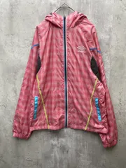 umbro アンブロ フード付き 裏地メッシュ ラインドFDD ジャケット 防風 撥水 sizeL/ピンク ■◇ レディースのサムネイル