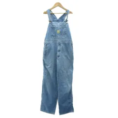 ラングラー WRANGLER デニムサロペット オーバーオール ロング丈 F ライトブルー 無地 /SY32 ■ECA003のサムネイル