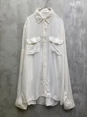 新品 goa ゴア 長袖 ブラウス シャツオーバーサイズ シンプル ゆったり sizeF/アイボリー ■◇ レディースのサムネイル