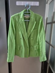 Kiaris vintage 購入 リネンクロップドジャケット - メルカリ